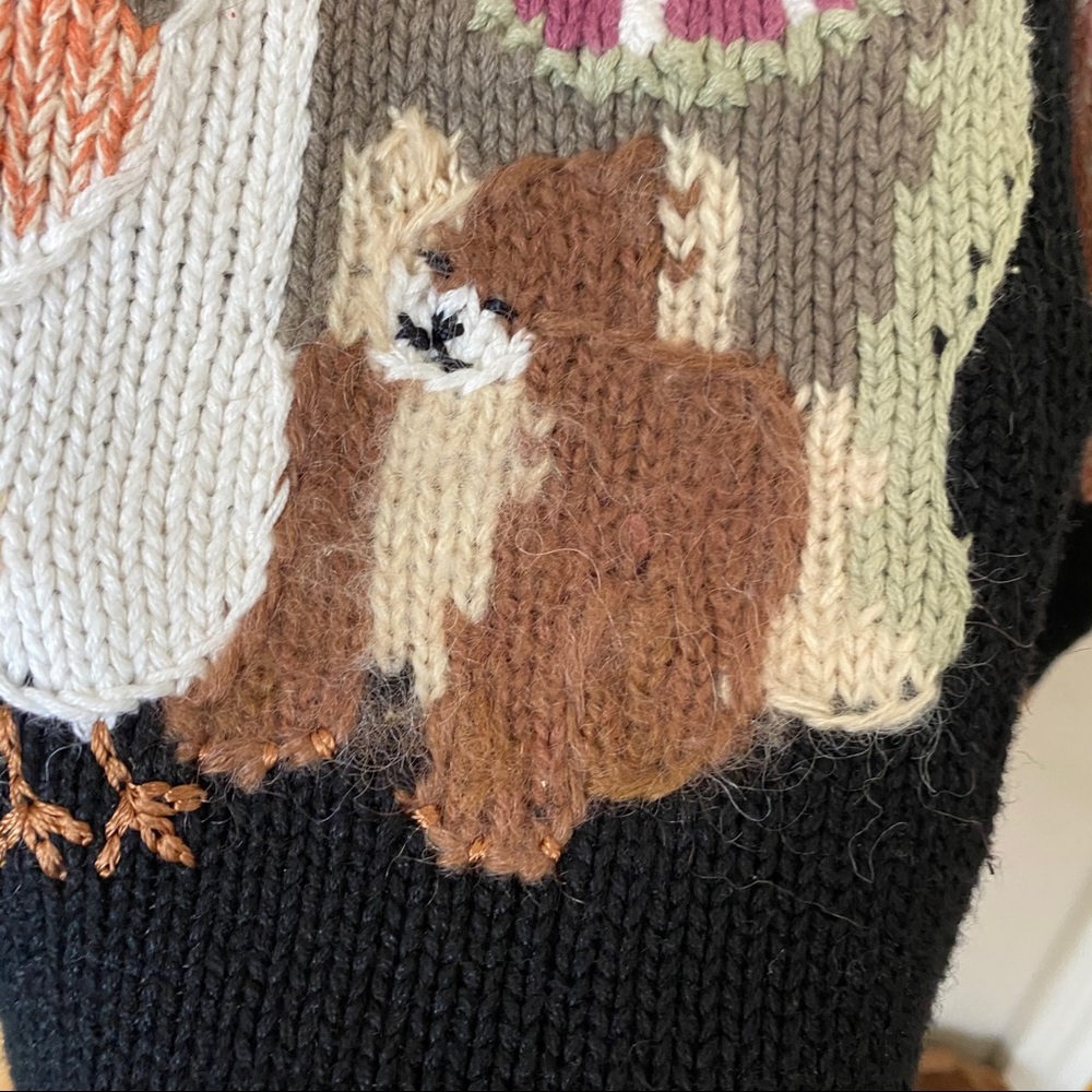 STORYBOOK KNITS vintage zoo Noah’s Ark sweater - Picture 12 of 16